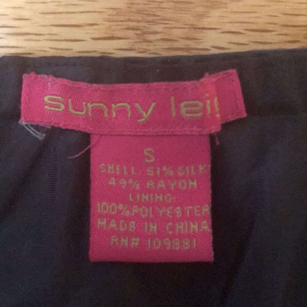 Black Patchwork Velvet & Silk skirt - Picture 5 of 5